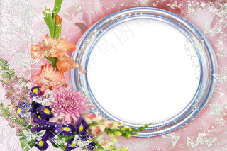 花纹相框素材图片下载
