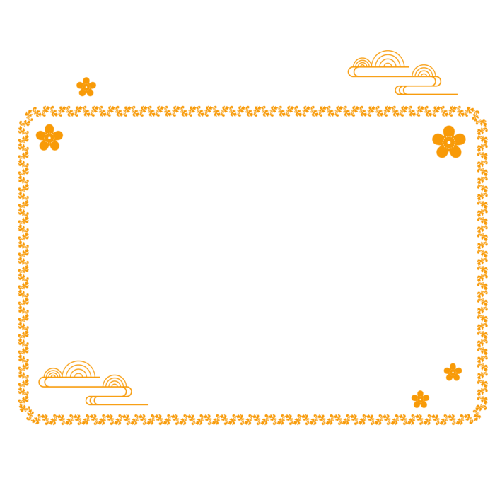 中国风中式传统祥云图案国潮古风边框云纹装饰元素PNG免抠素材图