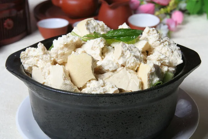 坛焖菠菜豆腐 (5)