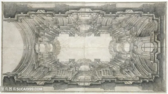 素描时尚建筑装饰画 素描时尚建筑装饰画