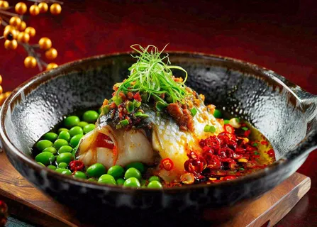 麻辣剁椒鱼头中国美食辣椒