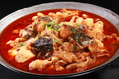 信阳鱼头焗鱼杂 (1)