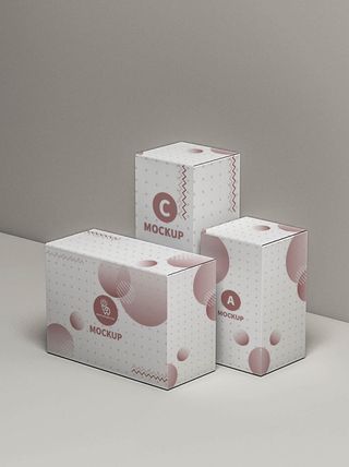 包装智能贴图样机VI效果PSD素材