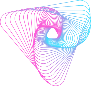 紫色三角渐变线条科技电商免抠png