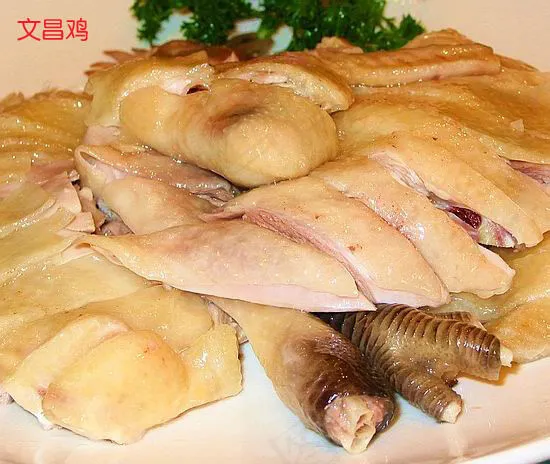 文昌鸡美食元素菜品psd模版下载