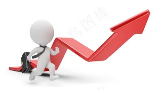 奔跑的3D小人高清图片