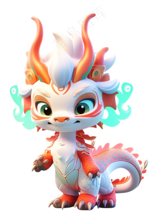 2024年可爱龙宝宝吉祥物