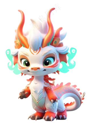 2024年可爱龙宝宝吉祥物