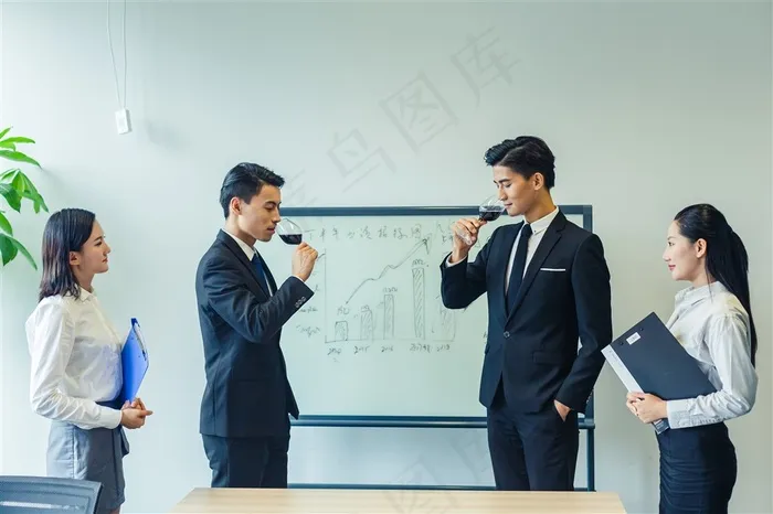 职场商务团队合作高清素材
