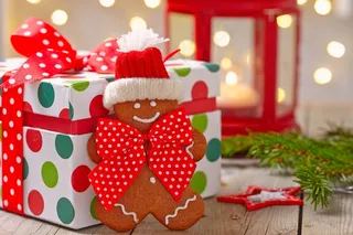 圣诞节装饰特写