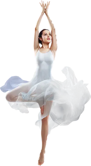 翩翩起舞美少女免抠高清摄影图