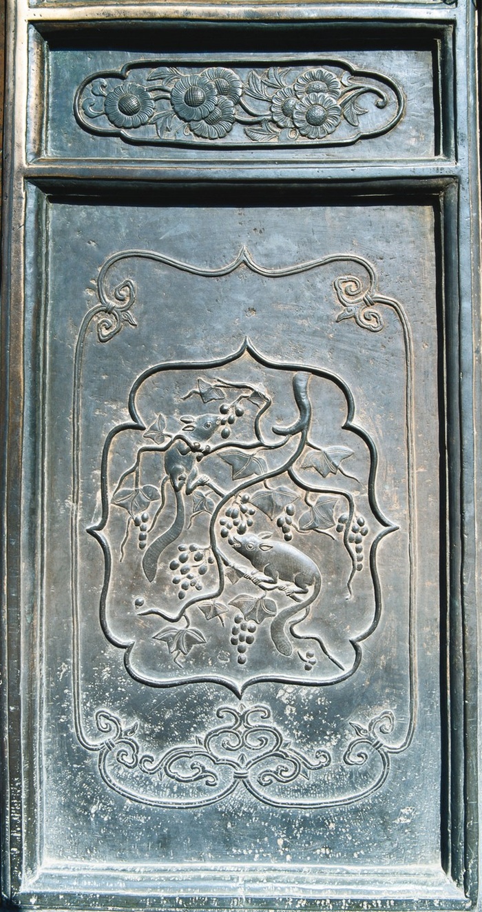 传统图案锻铜浮雕素材