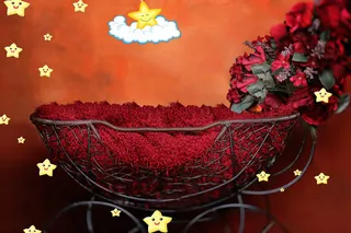 儿童照相拼接背景