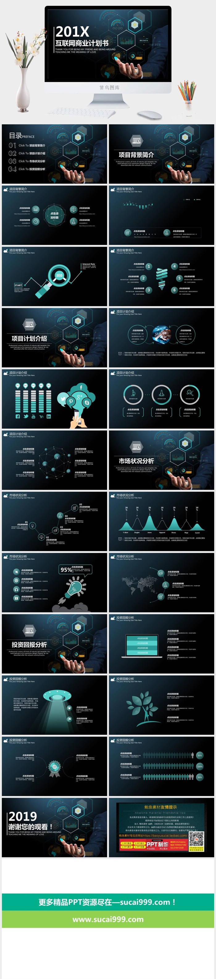 简约动态商务高端大气商业计划书公司企业融资项目策规划PPT模板