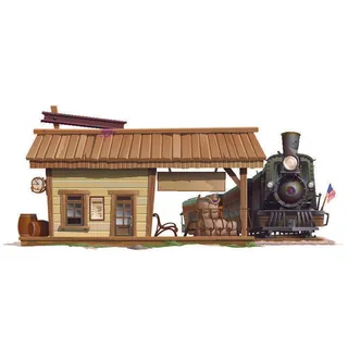 矢量卡通房地产房屋)