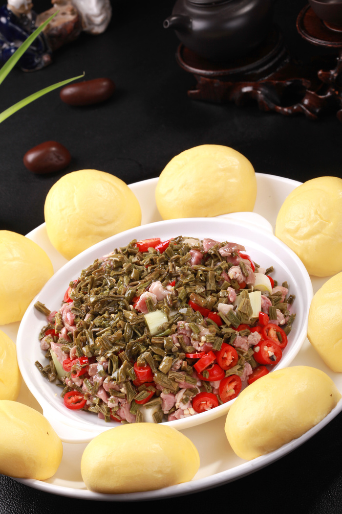 羊肉炒干豆角