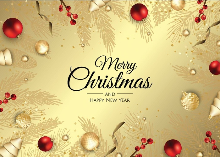 圣诞节圣诞树圣诞老人闪亮装饰电商促销折扣海报