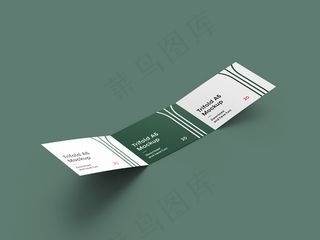 折页 样机  三折页 智能贴图 折页样机 三折页模板 三折页样机 