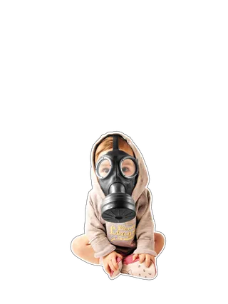 免扣图防毒面具小孩