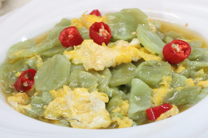 莴笋干炒柴鸡蛋 (2)