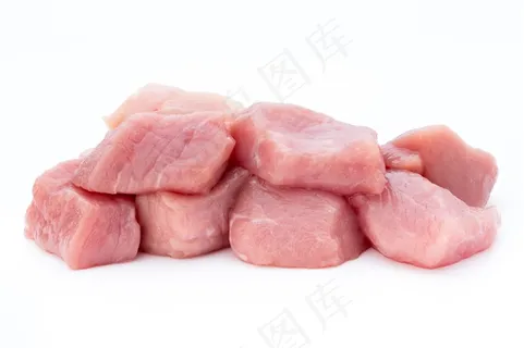 切块的猪肉高清图片
