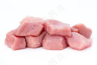 切块的猪肉高清图片