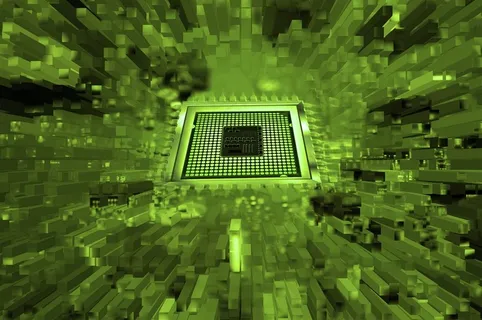 电子科技电路板背景