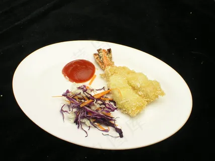 粤菜1317吉利炸虾排lk 粤菜1317吉利炸虾排lk