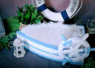 儿童照相拼接背景