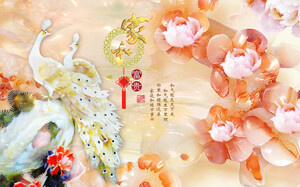 雕塑玉雕背景风景