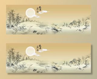 花好月圆装饰画