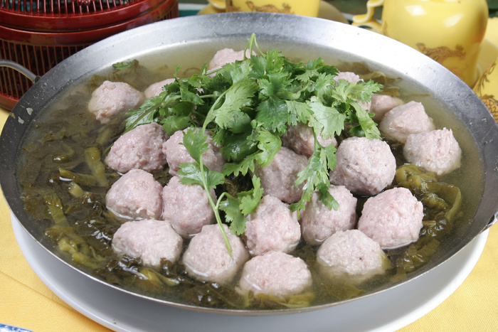 锅仔香菜丸子