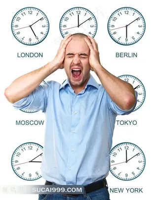 尖叫抓头的男人