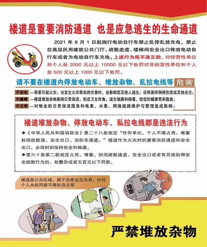 楼道杂物图片