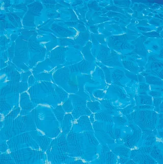 唯美蓝色水波图片