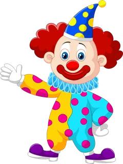 小丑卡通简笔 (2)