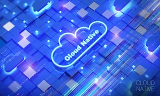 蓝色科技集成电子网络互联网科技背景