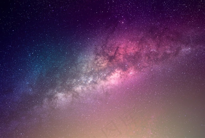 唯美星空背景高清图片