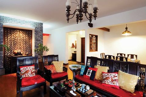 重彩工笔简约室内空间摄影