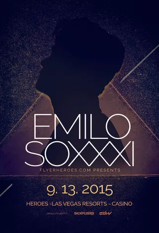 科技感多边形海报模板