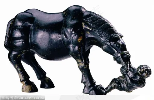 中华传统工艺-顽童玩马玉器