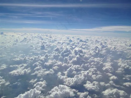 天空美丽的云海