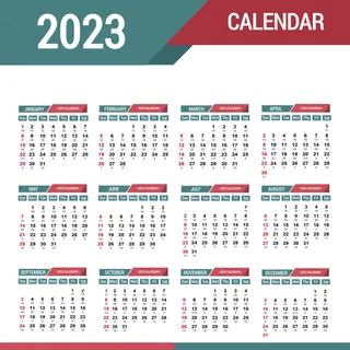 现代2023日历兔年