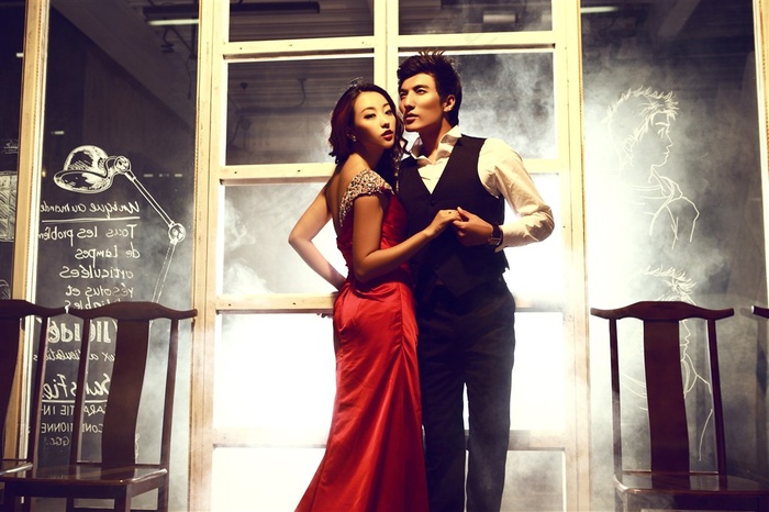 青春恋人艺术照写真