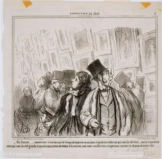 奥诺 · 杜米埃(1808-1879)-1859年的博览会