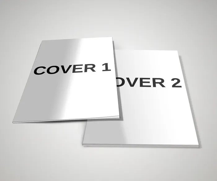 简约画册样机psd模版下载