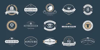 设计勋章标志素材