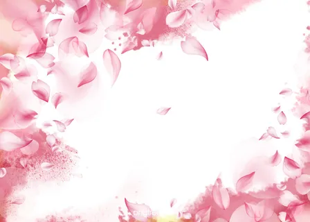 水彩粉色桃花背景