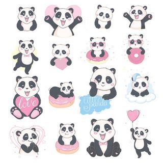 熊猫 大熊猫 熊猫插画