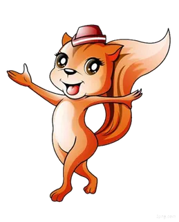 小狐狸女孩卡通